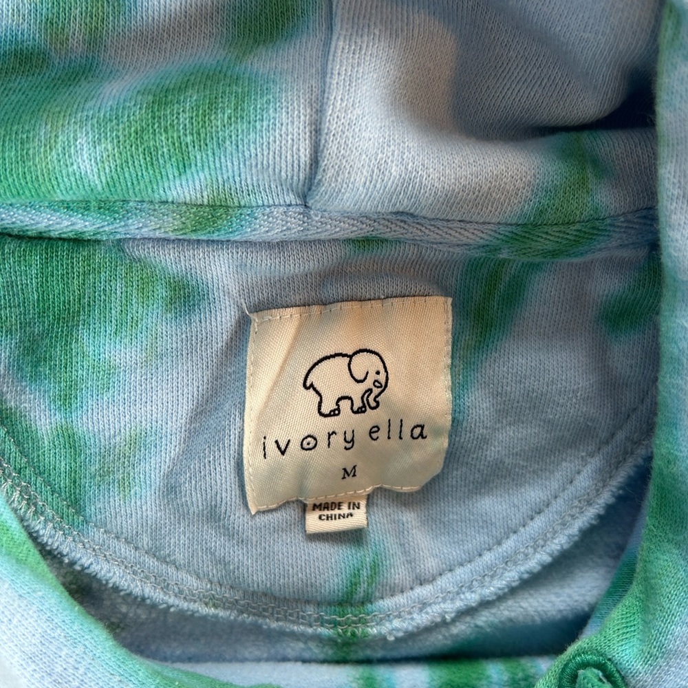 Ivory Ella Hoodie blue green size M - Picture 8 of 12